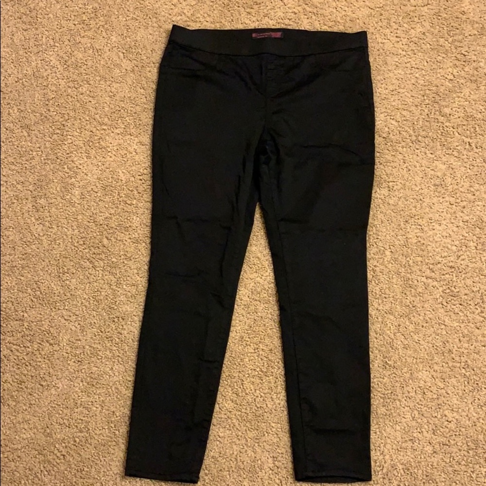 Black, stretchy jeans